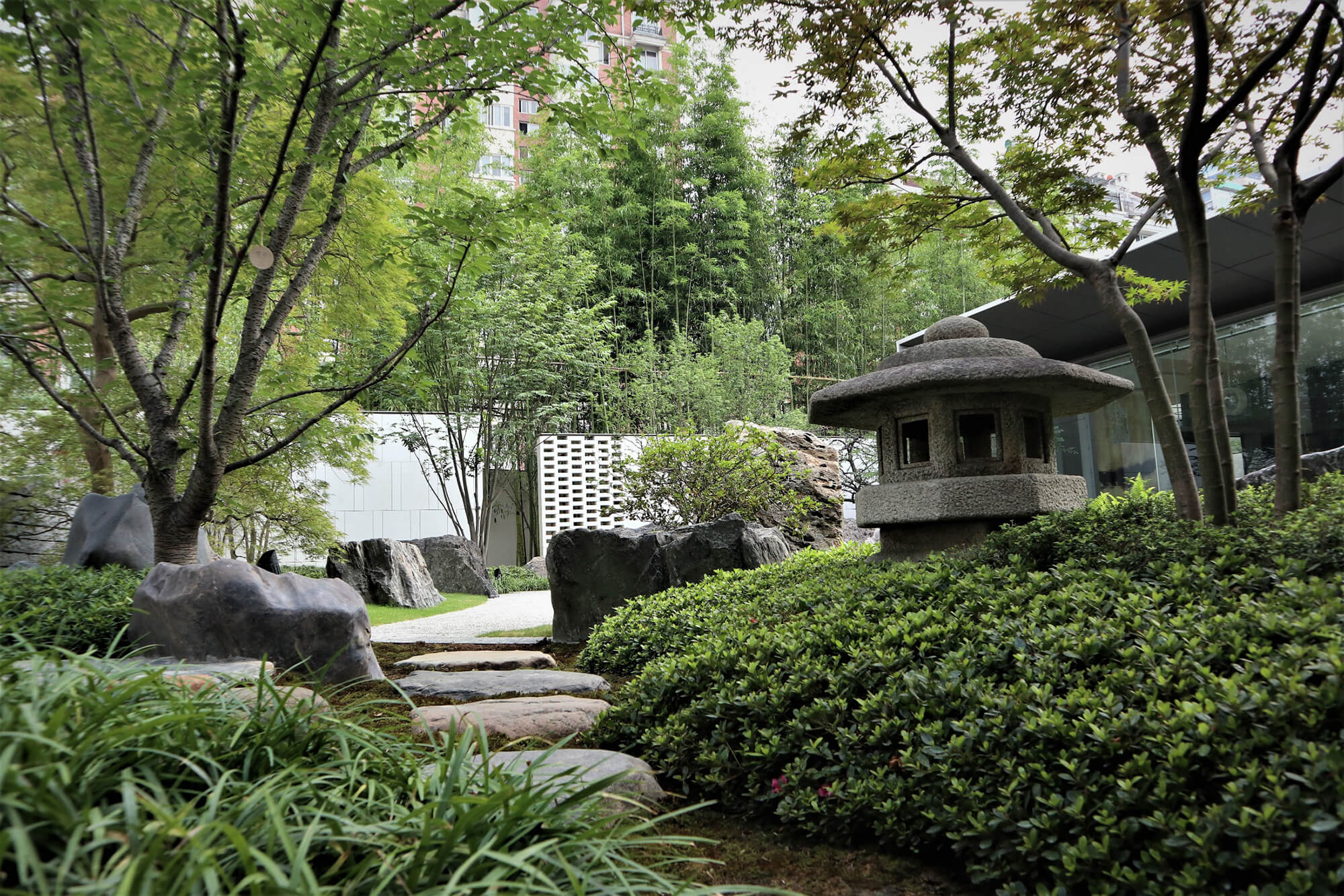 在海外的日本庭园设计及施工案例